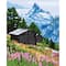 8" x 10" Swiss Alps Paint-by-Number Kit with Wood Display Hanger by Artist's Loft®